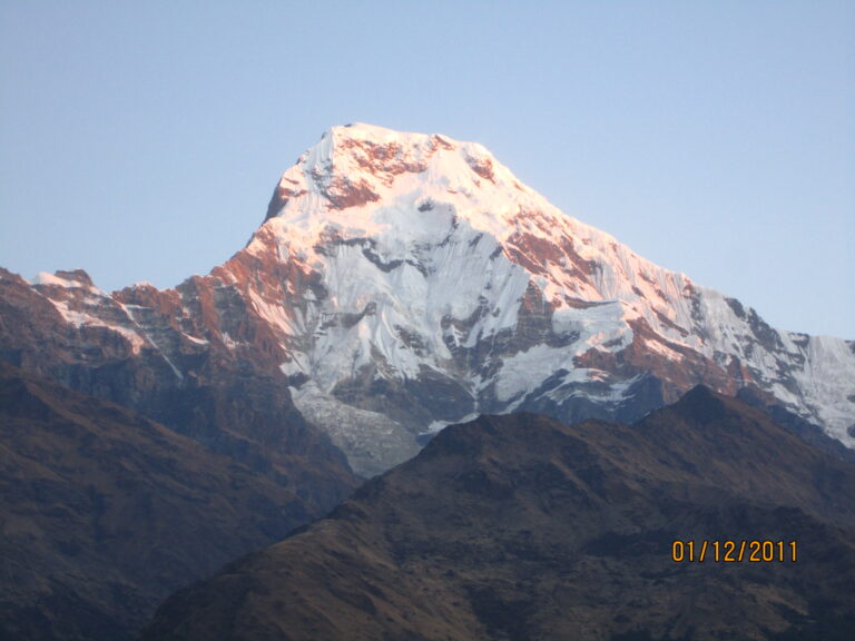 Annapurna south view from Tadapani