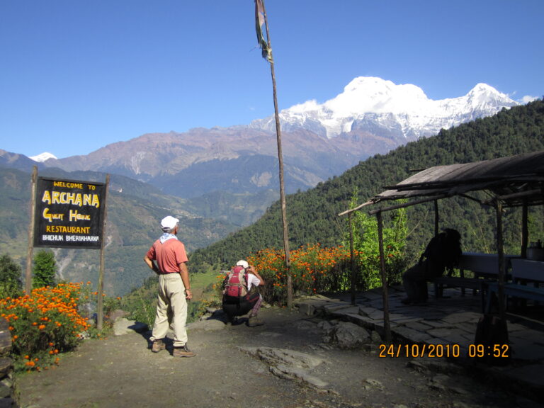 Mountain Lodge in Annapurna region trek